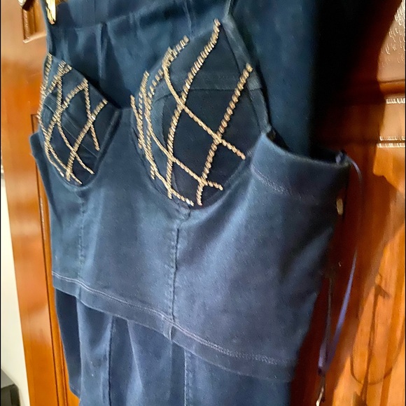 Soft Denim Skirt Set by Haute Monde - Picture 2 of 6